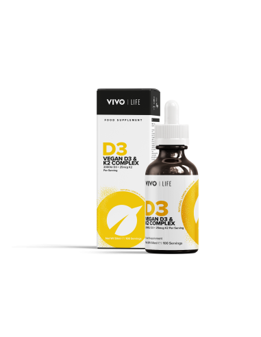 Vegan vitamin D3 with K2 - 50ml / 100 servings